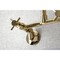 Kingston Brass KS423PB Concord Two-Handle Wall-Mount Kitchen Faucet, Polished Brass KS423PB - alternate 6